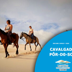 Cavalgada do pôr-do-sol tradicional